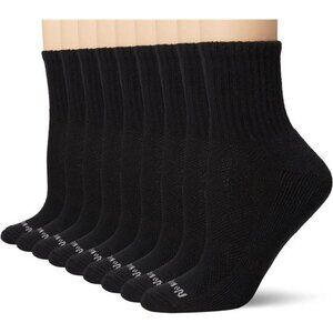 Womens cushioned crew socks soft breathable moisture wicking seamless comfort